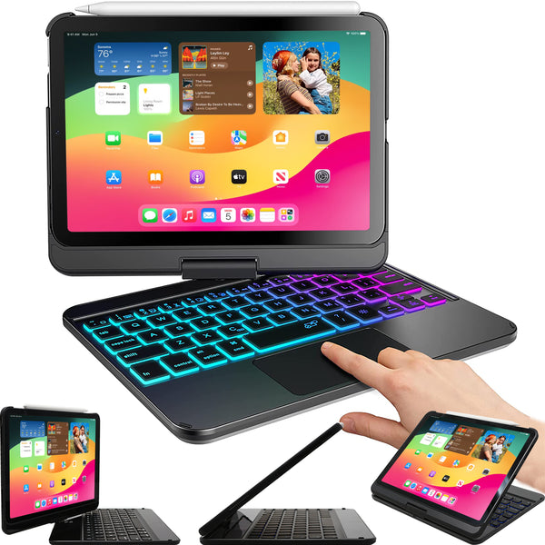 iPad Mini 7 Case with Keyboard (2024 7th Gen) TheSnugg