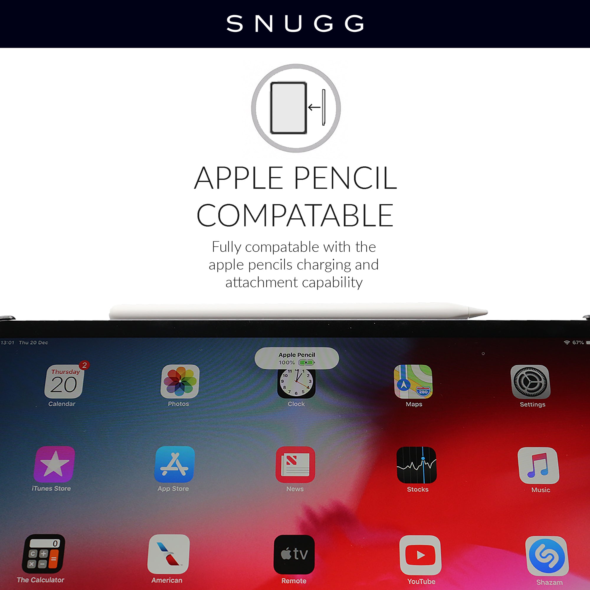 iPad Mini 7 Case with Keyboard (2024 - 7th Gen)